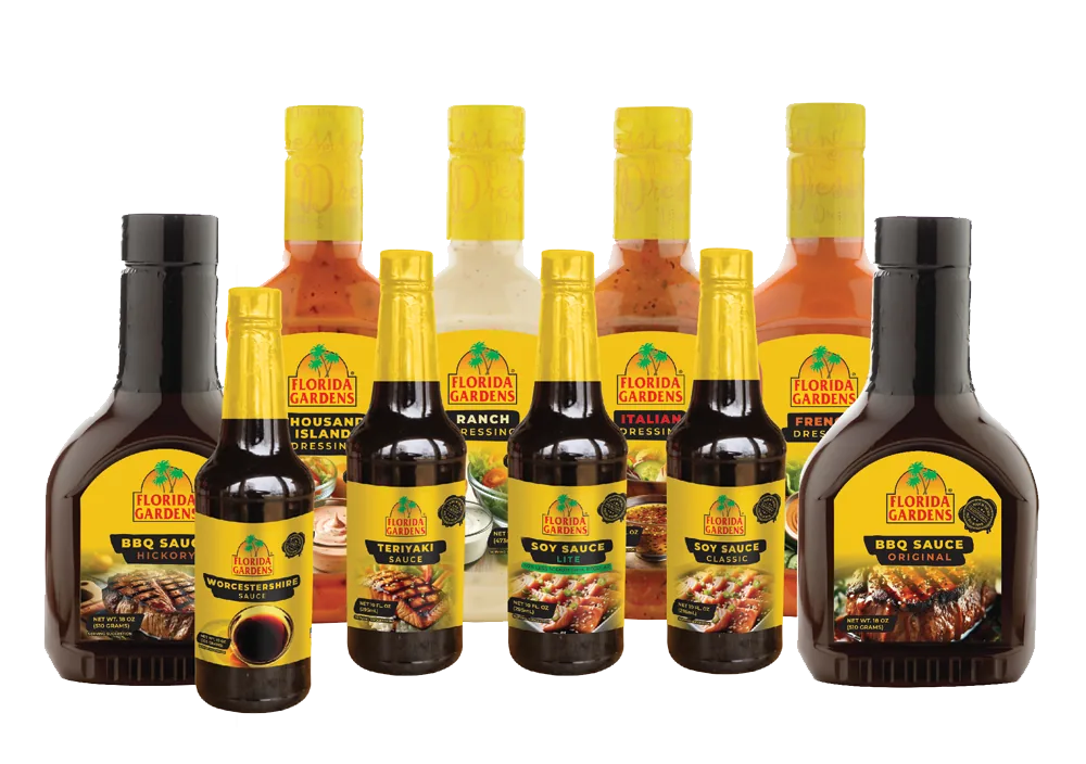 The Florida Gardens range of sauces and dressings